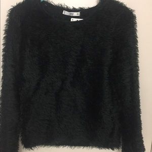 Mango fuzzy sweater NWT
